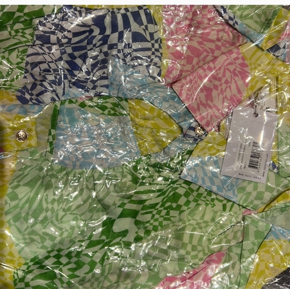 Splice Keyhole front mini shirt dress BNWT - Picture 3 of 3